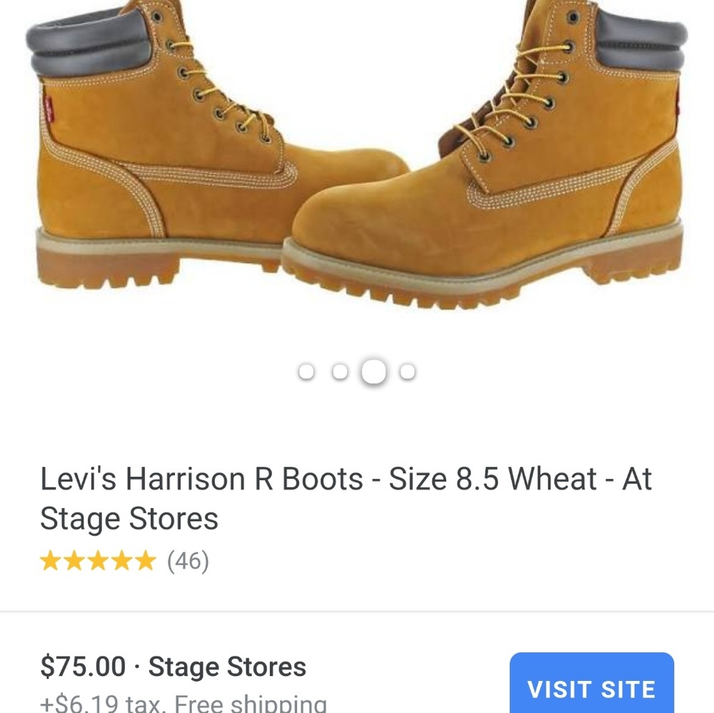 LEVI BOOTS. Sizes 9, 12 and 13! (Price Negotiable) - Picture 7 of 7
